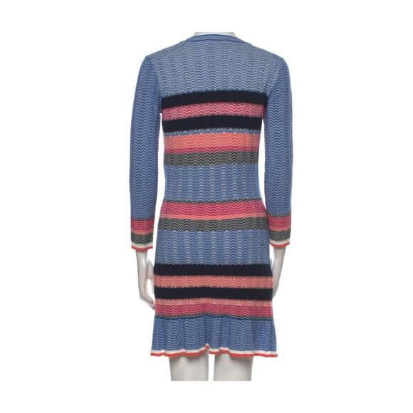 Tanya Taylor Beta Stripe Blue, Pink, Black Size Small - Picture 5 of 5